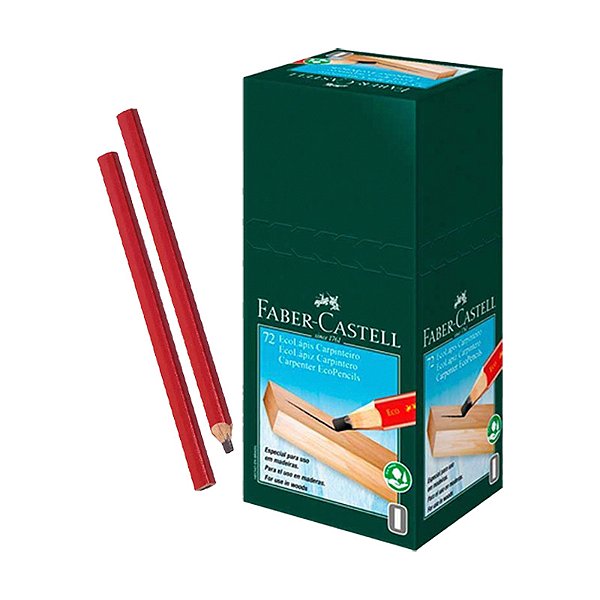 LAPIS CARPINTEIRO FABER CASTELL C/72