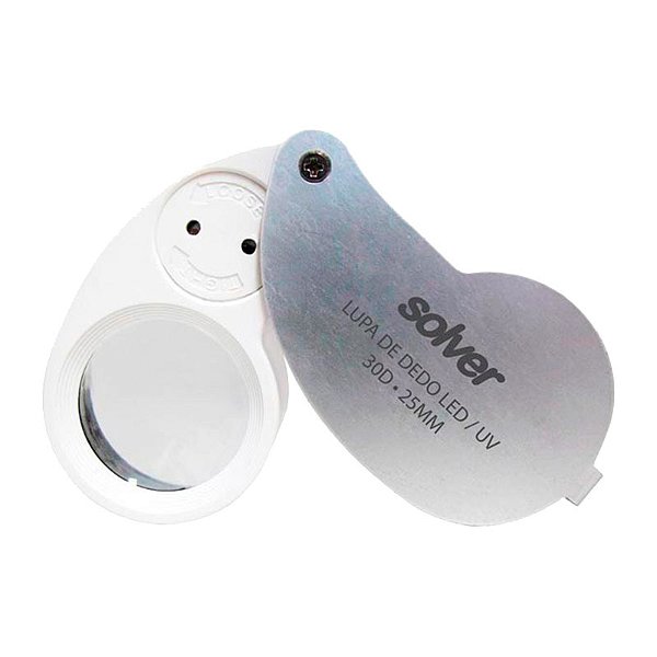 LUPA SOLVER BOLSO C/ LED SLD-131
