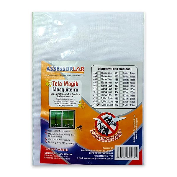 TELA MOSQUITEIRO MAGIK 1,00X2,00M