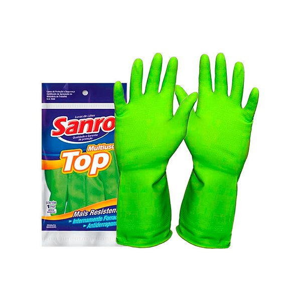 LUVA FORRADA TOP VERDE G SANRO