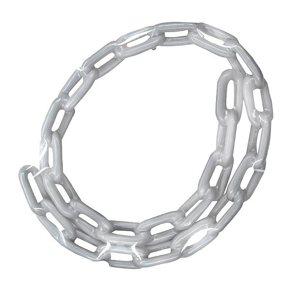 CORRENTE EM AÇO EMBORRACHADO CINZA 6X90 SÃO RAPHAEL