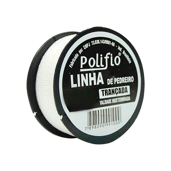 LINHA PARA PEDREIRO POLIFIO TRANÇADA C/50M