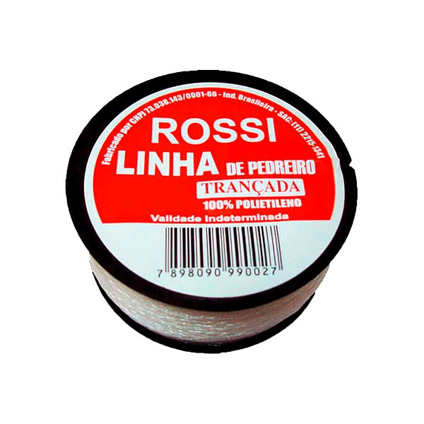 LINHA PARA PEDREIRO ROSSI TRANÇADA C/100M