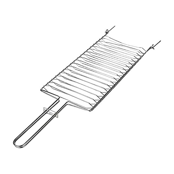 GRELHA PARA CHURRASCO DUPLA CONCAVA 650X190