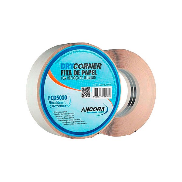 FITA ADESIVA DE CANTO REF. ALUMINIO 50X30M