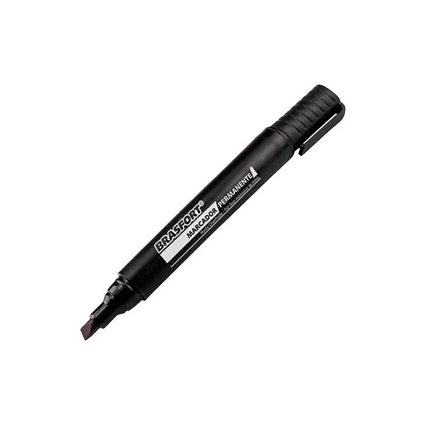 CANETA PARA MARCAÇÃO GROSSA PRETA BRASFORT