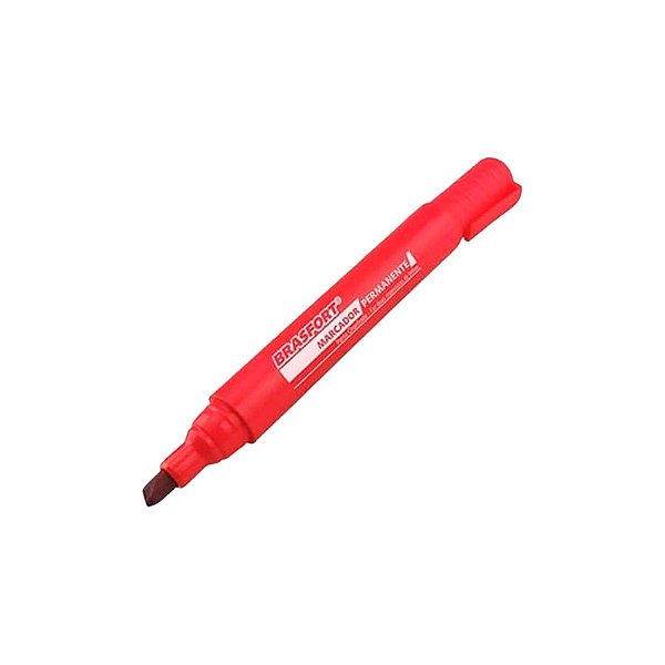 CANETA PARA MARCAÇÃO GROSSA VERMELHA BRASFORT