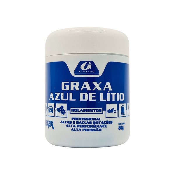 GRAXA AZUL MULTIUSO ROLAMENTO POTE 80G