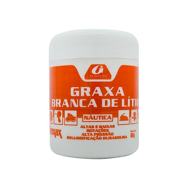 GRAXA BRANCA LITIO NAUTICA POTE 80G