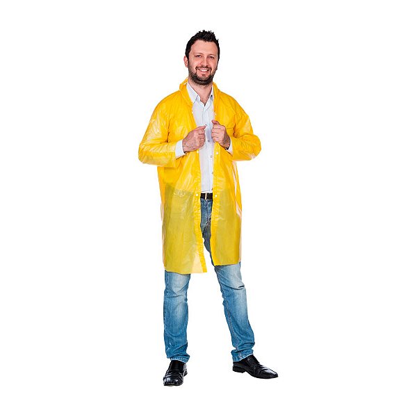 CAPA P/CHUVA POLIETILENO AMARELA G NIKOLA