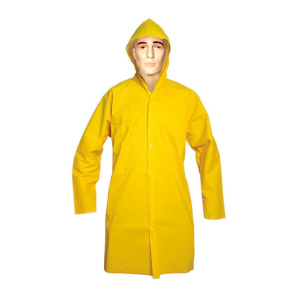 CAPA P/CHUVA PVC FORRADO AMARELA GG NIKOLA
