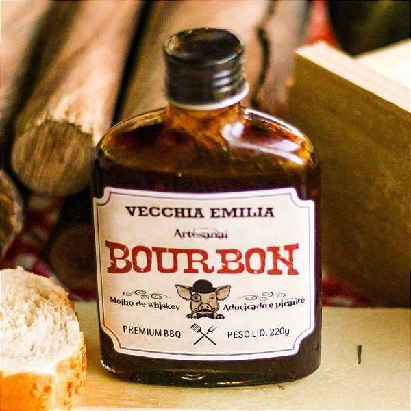 Molho Barbecue Bourbon com Whiskey - Vecchia Emilia