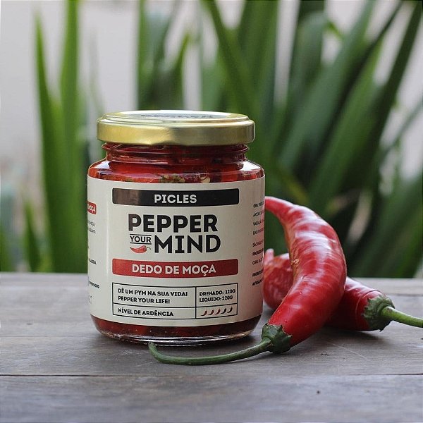 Picles de Pimenta Dedo de Moça - Pepper Your Mind