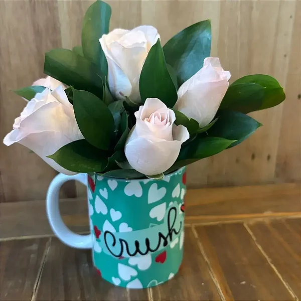 Caneca com Rosas (escolha o modelo)