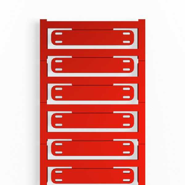Identificador Sfx 11/60 Mc Ne Vermelho 1963650000 Weidmuller Conexel
