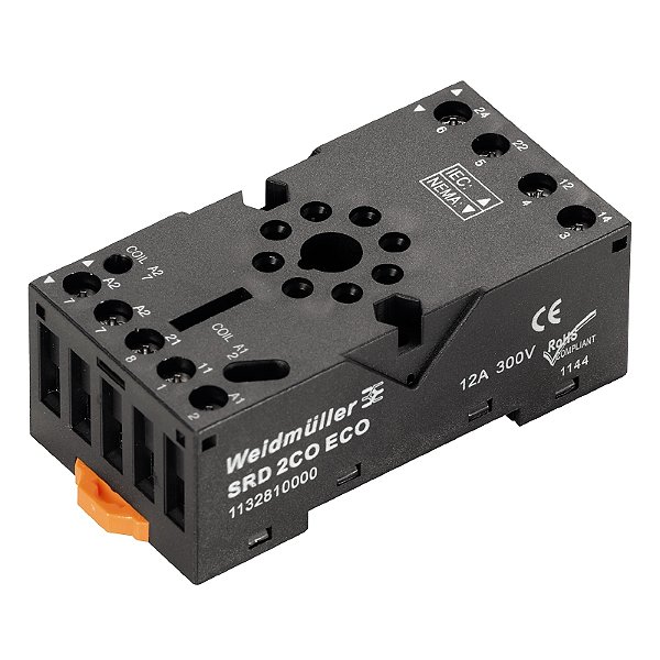 Base Para Rele Srd Eco 2Co 1132810000 Weidmuller Conexel