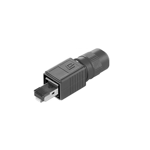 Plugue Rj45 C/Carcaca Ie-Ps-V04P-Rj45-Fh-B 1271240000 Weidmuller Conexel