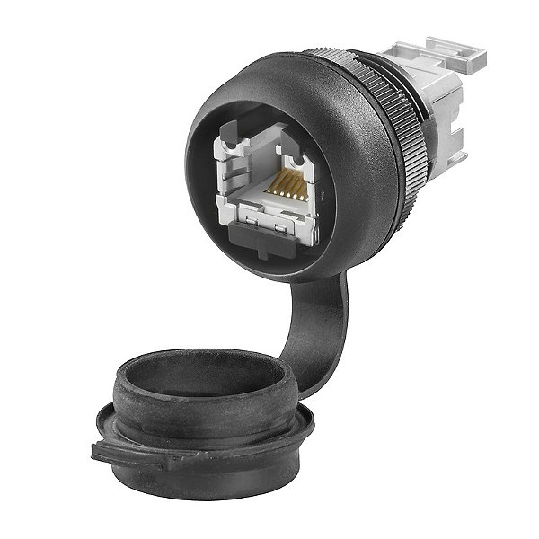 Plugue Rj45 Em Involucro C/Tampa Ie-Fcm-Rj45-Fj-P 1018830000 Weidmuller Conexel
