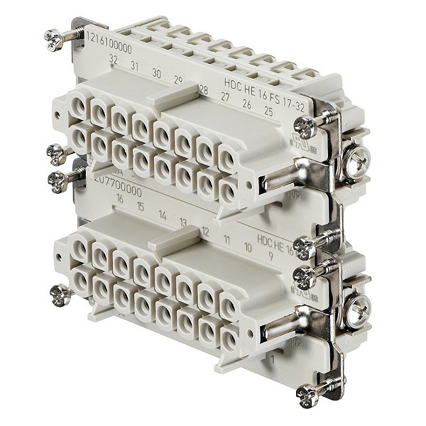Porta Cont Hdc He 16 Fs 17-32 Femea 1216100000 Weidmuller Conexel