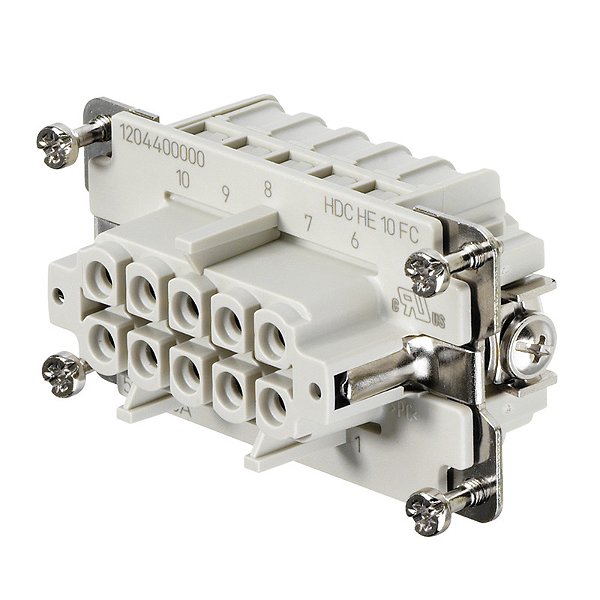 Porta Cont Hdc-He-10Bcm Crimp Femea 1204400000 Weidmuller Conexel