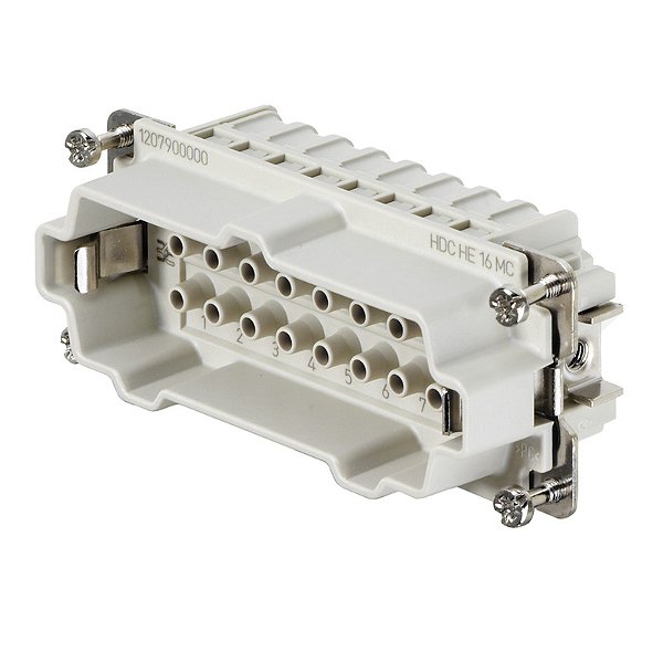 Porta Cont Hdc-He-16Scm Crimp Macho 1207900000 Weidmuller Conexel