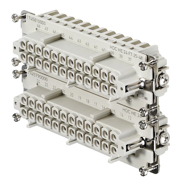 Porta Cont Hdc-He-24Bzf 25-48 Femea 1745810000 Weidmuller Conexel