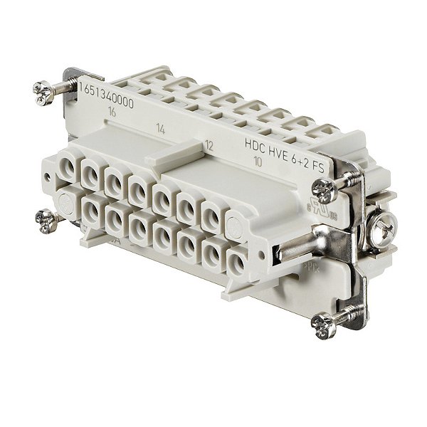 Porta Cont Hdc-Hve-6+2Bs 1651340000 Weidmuller Conexel
