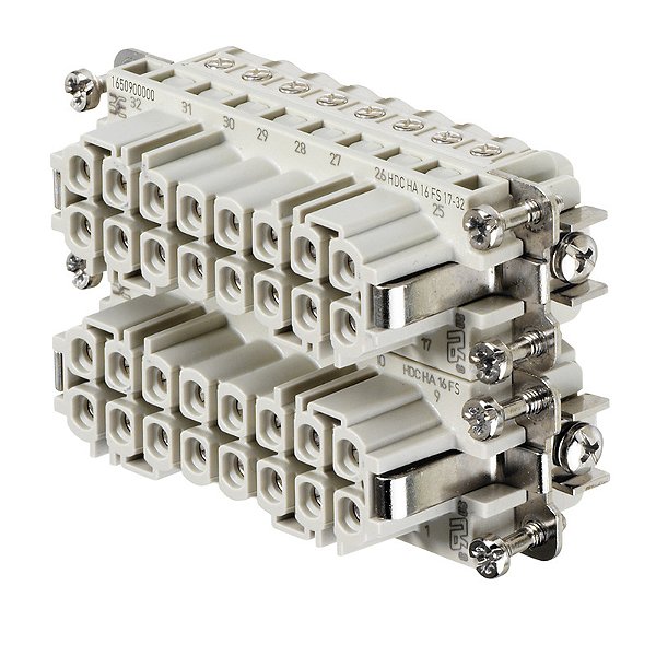 Porta Contato Hdc-Ha-16Bs 17-32 Feme 1650900000 Weidmuller Conexel
