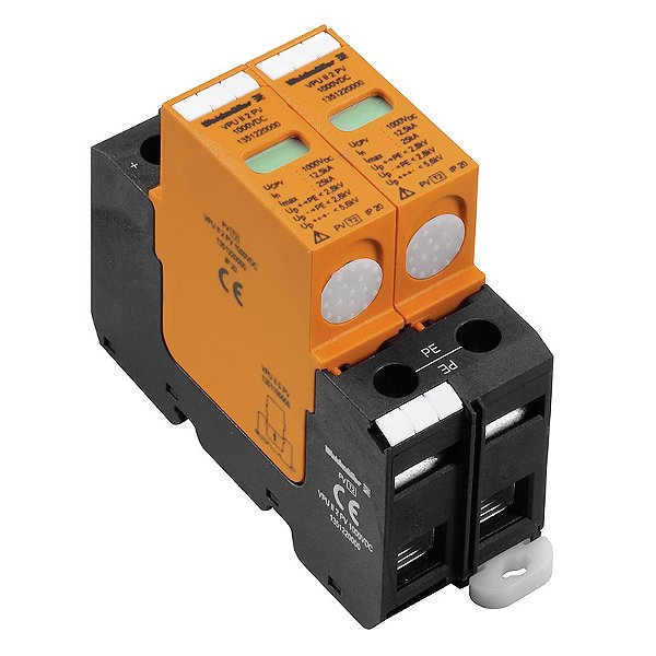 Protetor De Surto Vpu Ii 2 Pv 1000V Dc 1351220000 Weidmuller Conexel