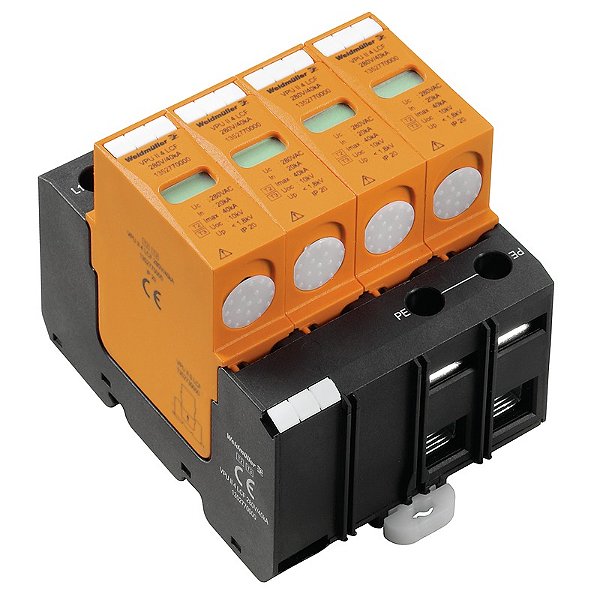 Protetor Surto Vpu Ii 4 Lcf 280V/40Ka 1352770000 Weidmuller Conexel