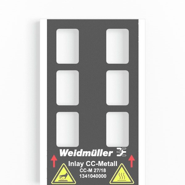 Suporte Para Identif. Inlay Cc-M 27/18 Pjp 1341040000 Weidmuller Conexel