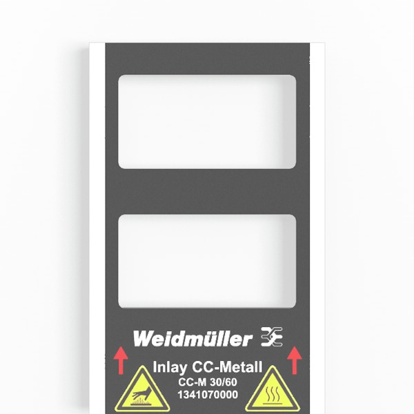 Suporte Para Identif. Inlay Cc-M 30/60 Pjp 1341070000 Weidmuller Conexel