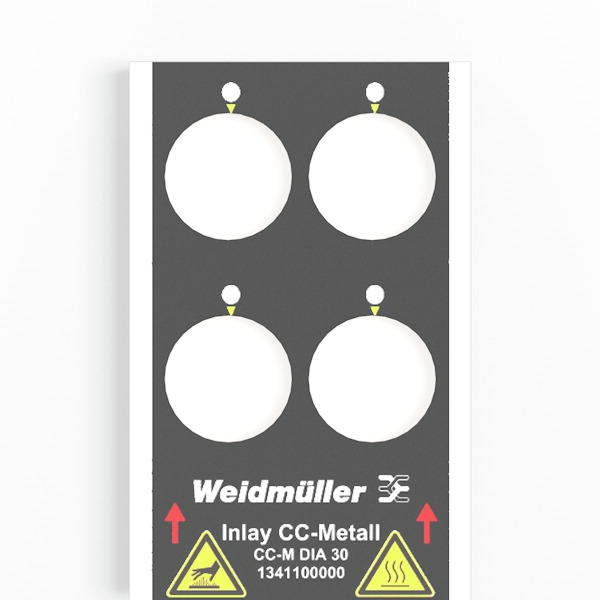 Suporte Para Identif. Inlay Cc-M Dia 30 Pjp 1341100000 Weidmuller Conexel