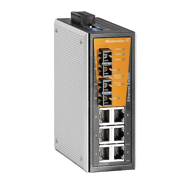 Switch Gerenciavel Ie-Sw-Vl08Mt-6Tx-2Sc 1344770000 Weidmuller Conexel