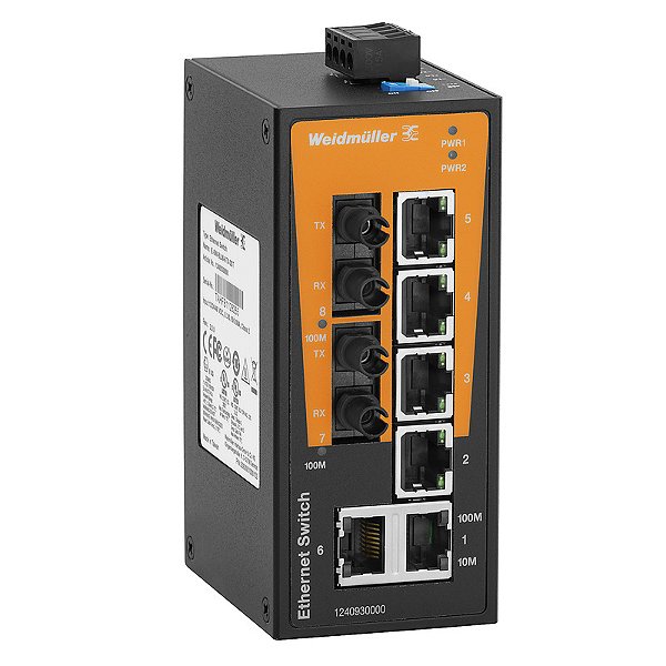 Switch Ie-Sw-Bl08-6Tx-2St 1240930000 Weidmuller Conexel