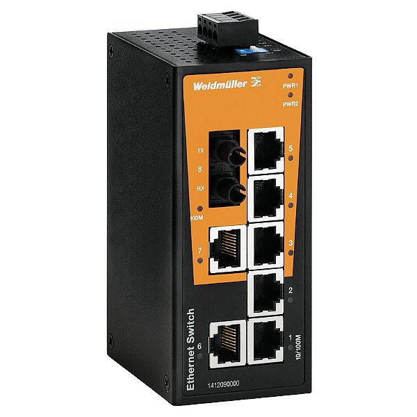 Switch Ie-Sw-Bl08-7Tx-1St 1412090000 Weidmuller Conexel