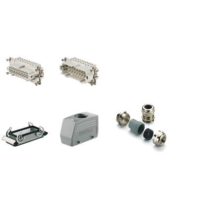 Tomada Kit Montagem Hdc-He-16.121 1712680000 Weidmuller Conexel