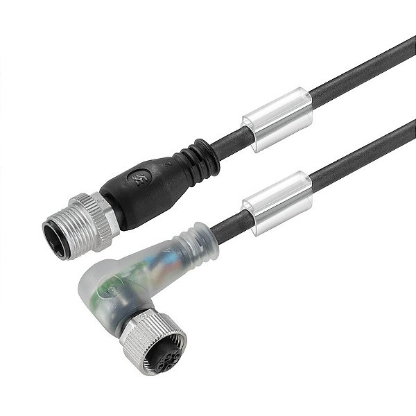 Cabo Com Conector E Led Sail-M12Gm12W-4-2L1.5U 1906410150 Weidmuller Conexel