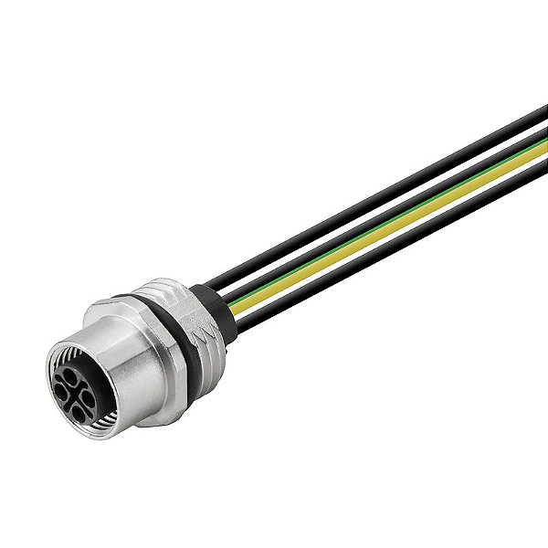 Cabo Com Conector Saie-M12B-4-S-0.2U-M16 1467940000 Weidmuller Conexel