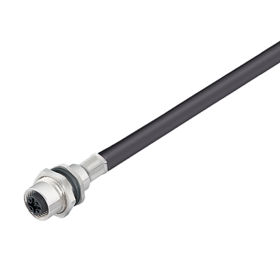 Cabo Com Conector Saie-M12B-5S0.5U Hw 1222270050 Weidmuller Conexel