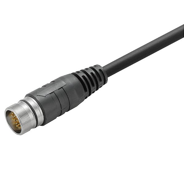 Cabo Com Conector Sais-M23-12P-St-10,0M 1906281000 Weidmuller Conexel