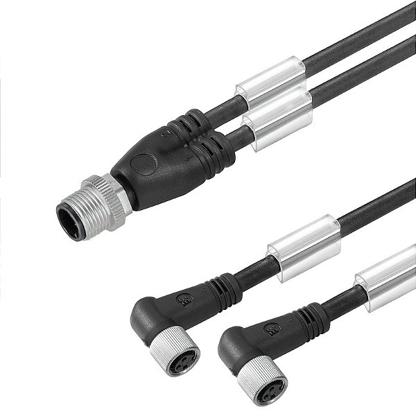 Cabo Com Conexao Sail-Zw-M8Bw-3-0.3U 1964300030 Weidmuller Conexel