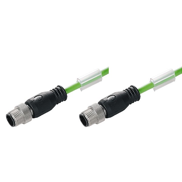 Cabo Ethercat Com Conector Sail-M12Gm12Sg-4S5.0Uie 1296800500 Weidmuller Conexel