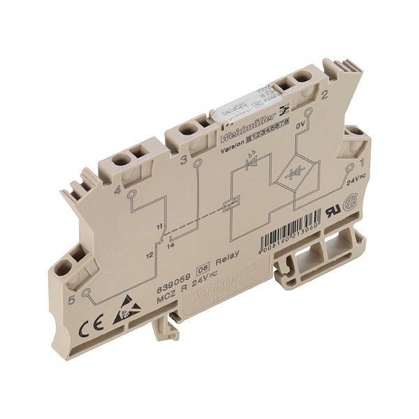 Acoplador A Rele Mcz R 24Vdc 1No Trak 8499550000 Weidmuller Conexel