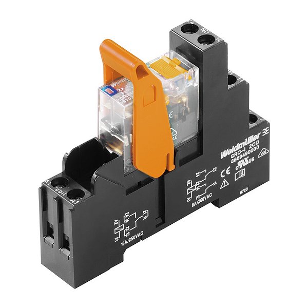 Acoplador A Rele Rcikit 24Vcc 2Rev Ld/Pb 8881610000 Weidmuller Conexel