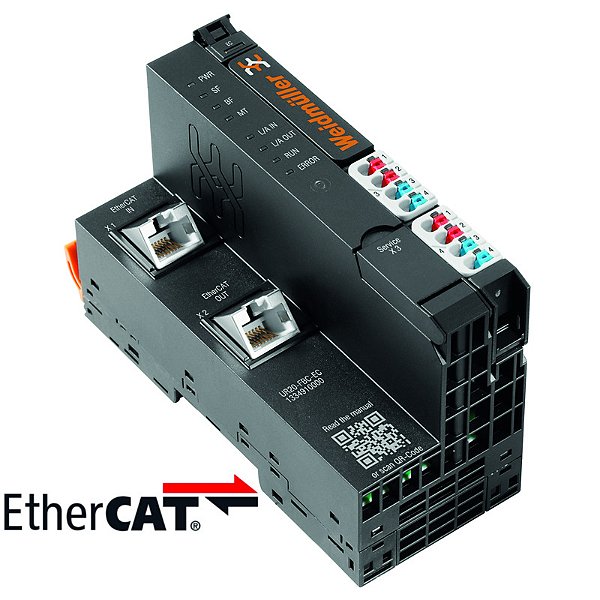 Acoplador De Bus Ethercat Ur20-Fbc-Ec 1334910000 Weidmuller Conexel