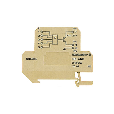 Acoplador Logico Dk And 24Vcc Ts35 8184040000 Weidmuller Conexel