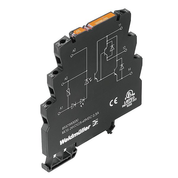 Acoplador Optico Mos 24Vdc/5-48Vdc 0,5A 8937980000 Weidmuller Conexel