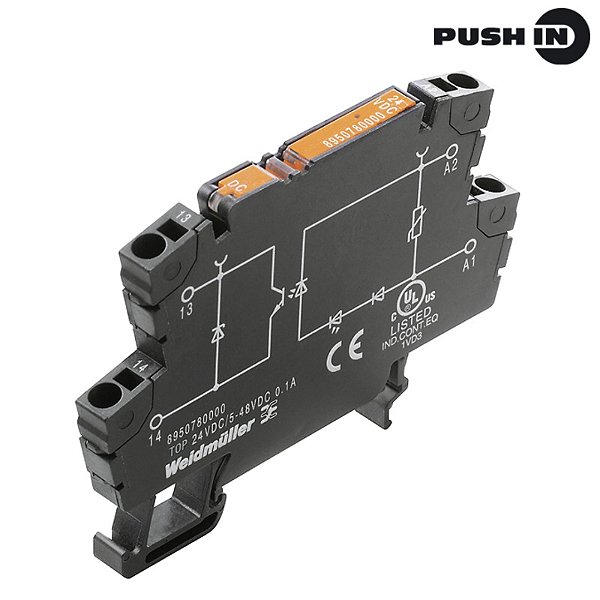 Acoplador Optico Top 24Vdc/48Vdc 0,5A 8950980000 Weidmuller Conexel