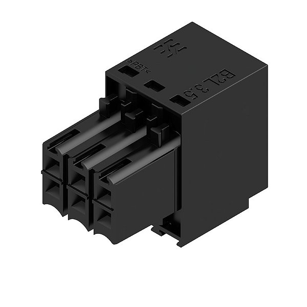 Conector B2L 3.50/06/180 Sn Bk Bx 1727640000 Weidmuller Conexel